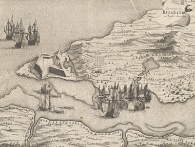 Verovering van Rio Grande in Brazilië, december 1633, 1649-51 door Dutch School